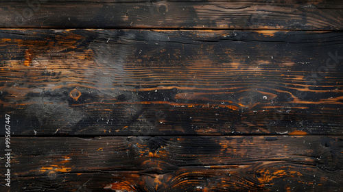 wooden Old grunge dark textured wooden background , The surface of the old brown wood texture wooden background. Generative AI.