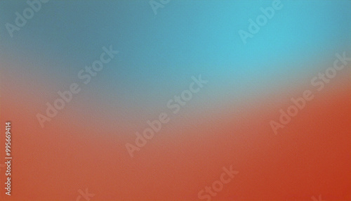 Abstract Blue and Orange Gradient Background