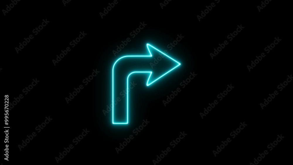 Abstract neon arrow icon animation background. Right blue arrow globe neon icon. Up right arrow icon on black background. Up right neon arrow. neon arrow sign. Abstract neon arrow icon animation background. Right blue arrow globe neon icon. Up right arrow icon on black background. Up right neon arrow. neon arrow sign.