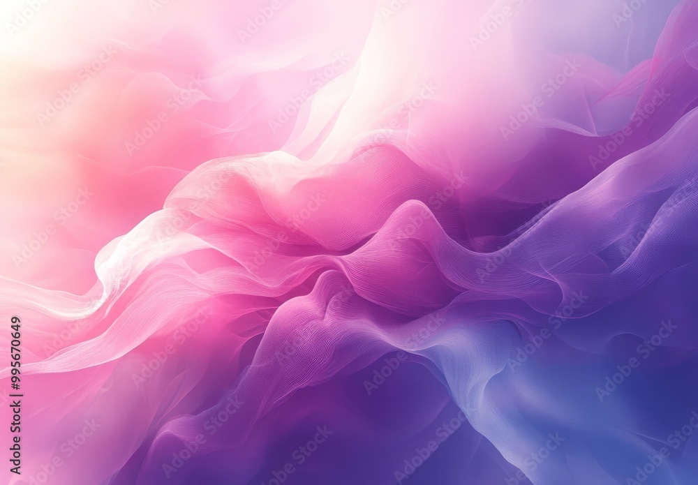 Abstract pink, purple and blue waves. Abstract pink, purple and blue waves.