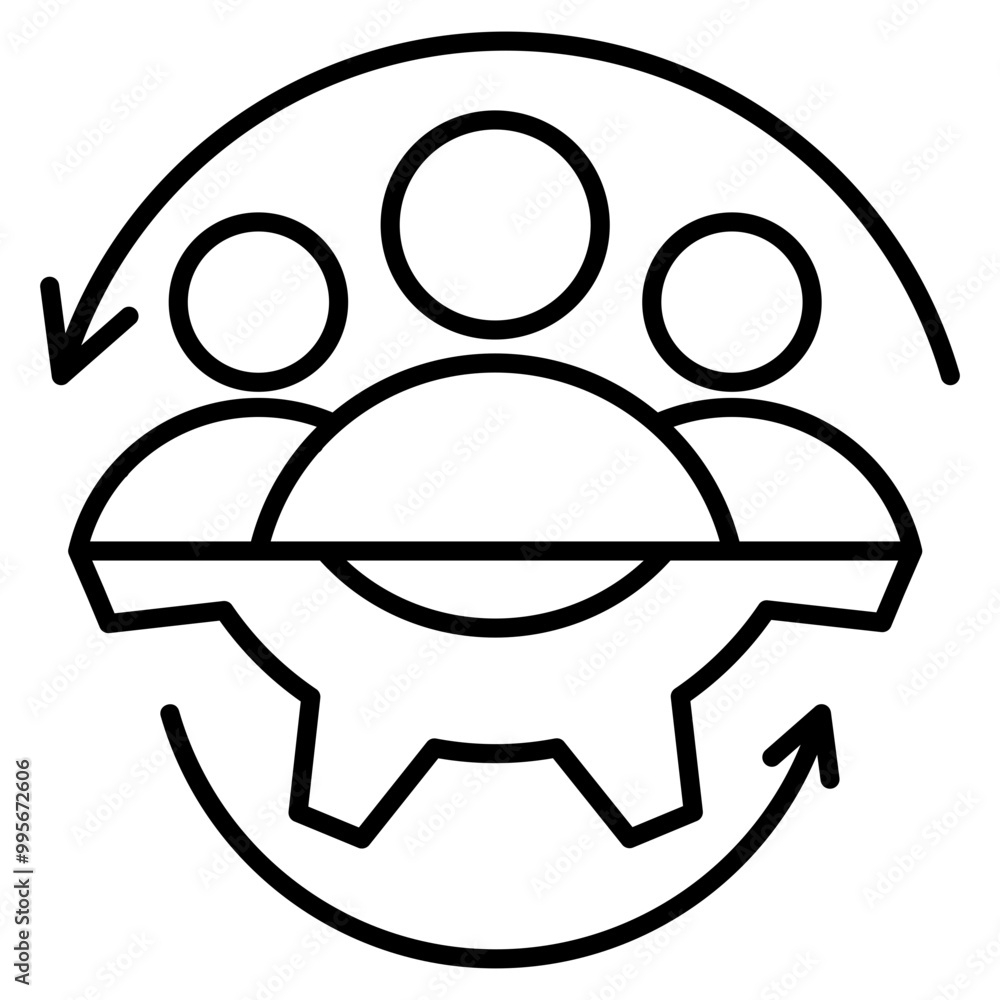 Obraz premium resource optimization Icon