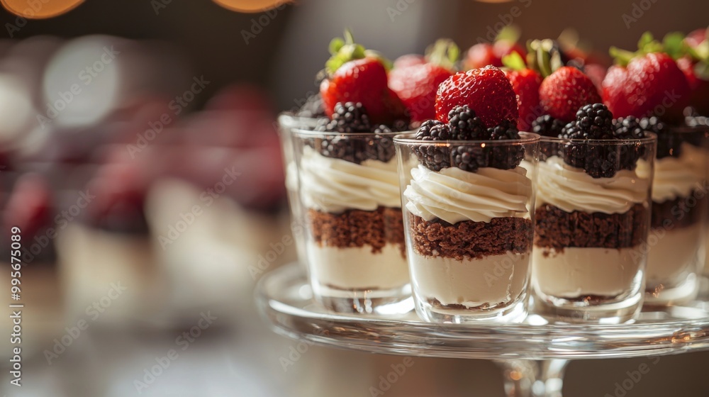 Gourmet desserts displayed elegantly for event. Tempting treats buffet, dainty, delicacies, desserts Gourmet desserts displayed elegantly for event. Tempting treats buffet, dainty, delicacies, desserts