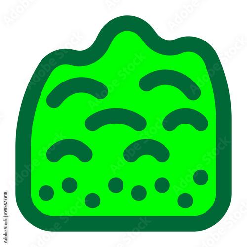 soil, land, ground, ecology, humus, geography colored outline icon
