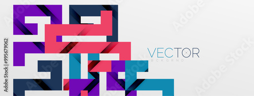 Color bend lines with shadow texture effect. Vector Illustration For Wallpaper, Banner, Background, Card, Book Illustration, landing page