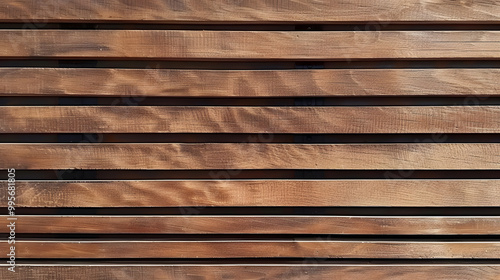 wooden parallel horizontal lines wooden background. Generative AI.