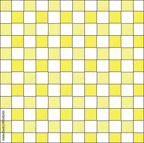 geometric pattern chess pattern yellow