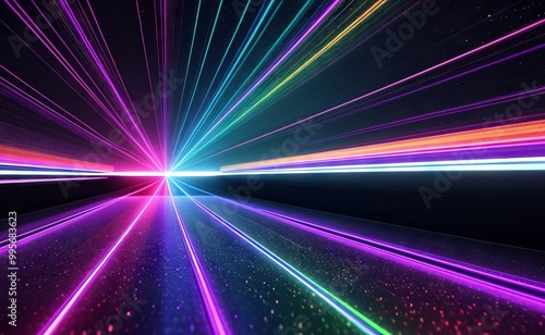 abstract background with rays