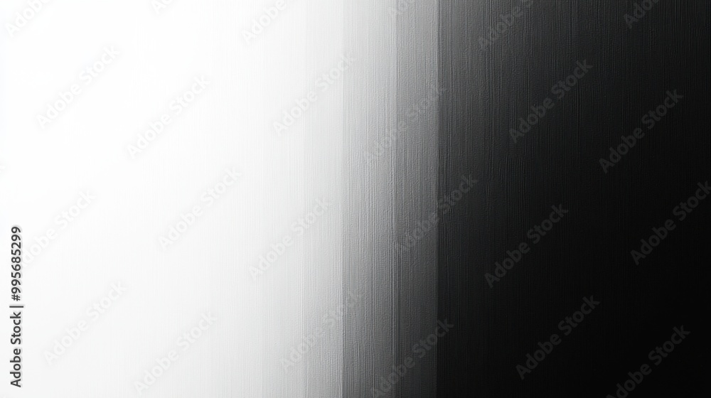 Abstract monochrome texture transitioning from bright white to deep black gradient Abstract monochrome texture transitioning from bright white to deep black gradient