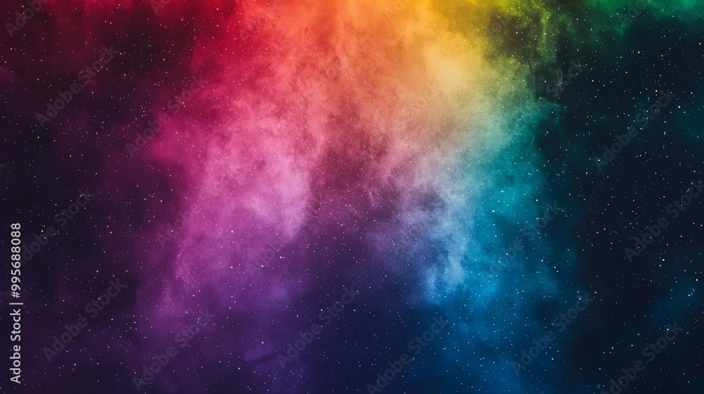 Colorful nebula in space with stars, vibrant cosmic background. Colorful nebula in space with stars, vibrant cosmic background.