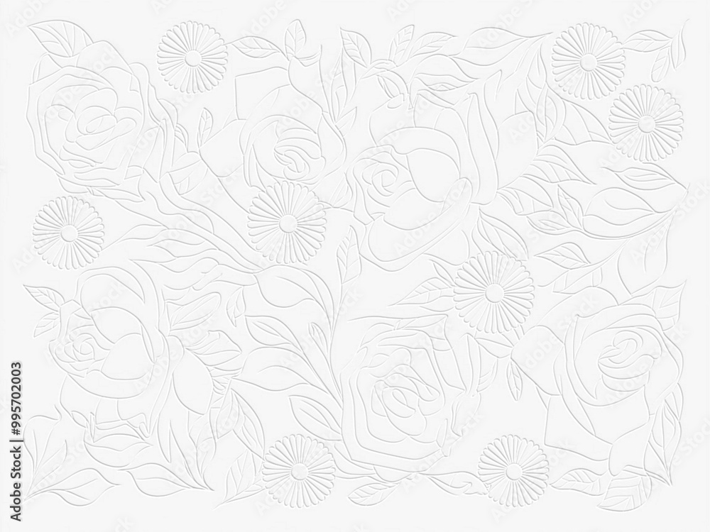 Fototapeta premium hand drawn flowers