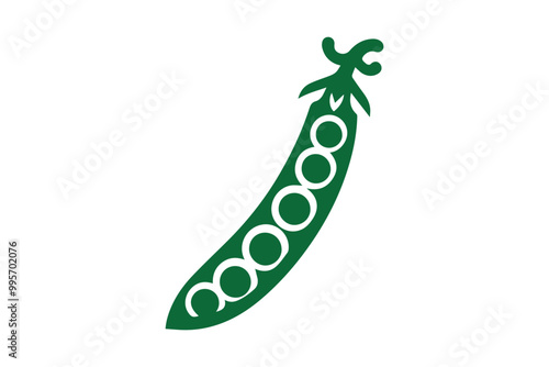 peas glyph vegetable clipart vector silhouette isolated in white background