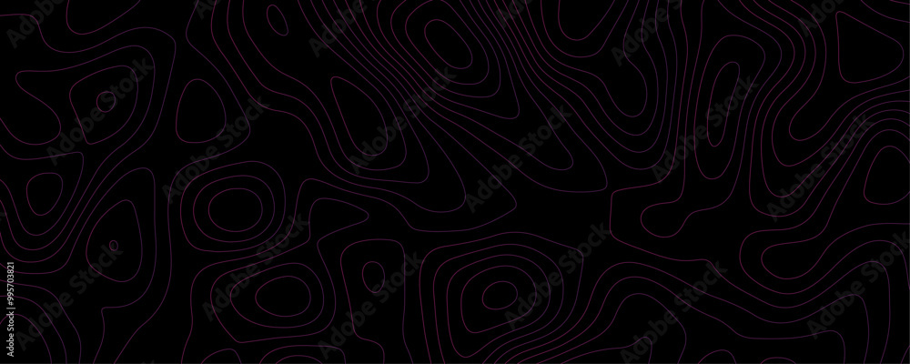 Abstract Black Topographic Map Design Featuring Wavy Contours and Geometric Terrain Patterns on a Dark Background
Abstract Black Topographic Map Design Featuring Wavy Contours and Geometric Terrain Patterns on a Dark Background