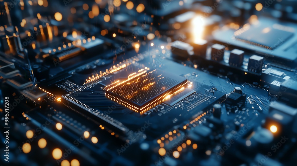 A team of engineers monitoring the production of electronics on a factory floor, electronics manufacturing, hightech production A team of engineers monitoring the production of electronics on a factory floor, electronics manufacturing, hightech production