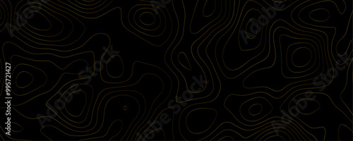 Abstract Mountain Relief Topography Featuring Geometric Contours and Seamless Wire Patterns for a Modern Travel Banner
