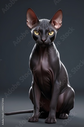 Sphinx cat breed photo