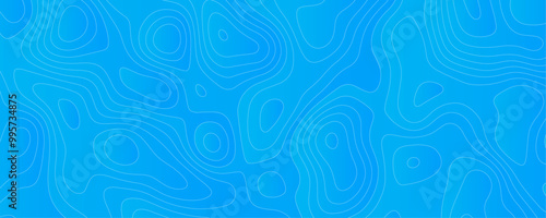 Modern Digital Topography Design Featuring Geometric Grid Patterns and Navy Blue Depth Contours for a Futuristic Ocean-Themed Background 