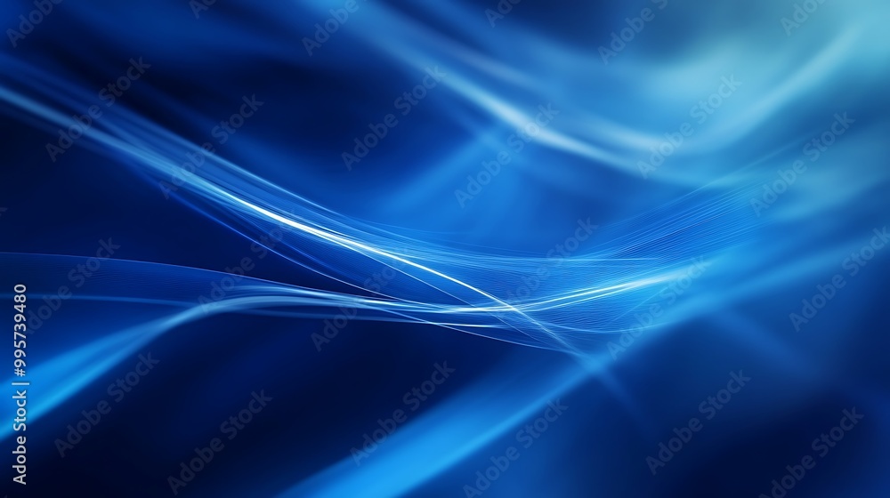 Abstract Blue and White Lights Abstract Blue and White Lights