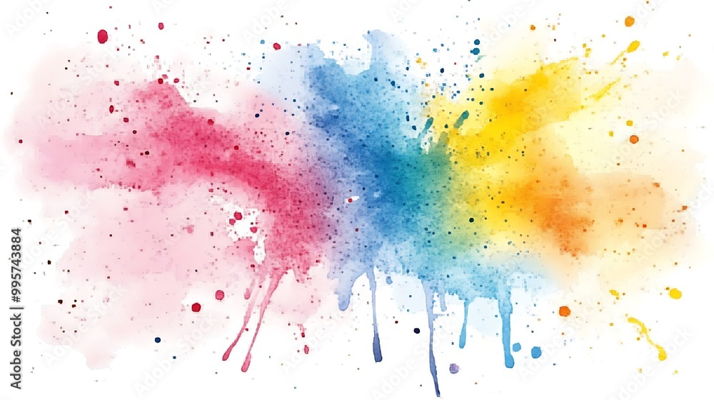Abstract Watercolor Splatter Abstract Watercolor Splatter