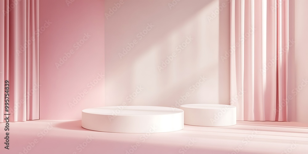 Minimalist Abstract Architecture with Pastel and Neon Lighting Featuring Geometric Shapes, Circular Platforms, and Soft Shadows for Futuristic and Artistic Stage Design Minimalist Abstract Architecture with Pastel and Neon Lighting Featuring Geometric Shapes, Circular Platforms, and Soft Shadows for Futuristic and Artistic Stage Design