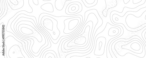 Premium Geometric Topographic Map Illustration Featuring Wavy Contour Lines and Soft Elevate Patterns for Modern Backdrops 