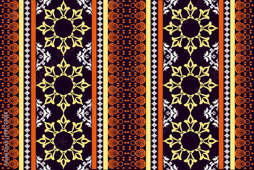 Geomagnetic native pattern Fabric Abstract Patterns, Hand American Tribal ethnic design Backgrounds, Modern Tribal  for Rugs, Pillow Cases, Shirts, Pants and more.