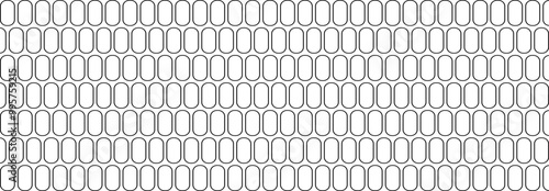 Abstract, Geometric, Lines, pattern, circle, square, Illustration, vector, alternating overlapping, symmetrical, orderly arrangement background, black and white, banner, website, template, dark.