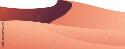 desert landscape illustration vector