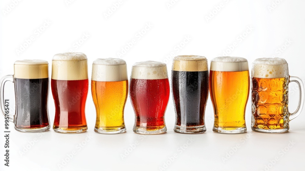 The Assorted Beer Glasses