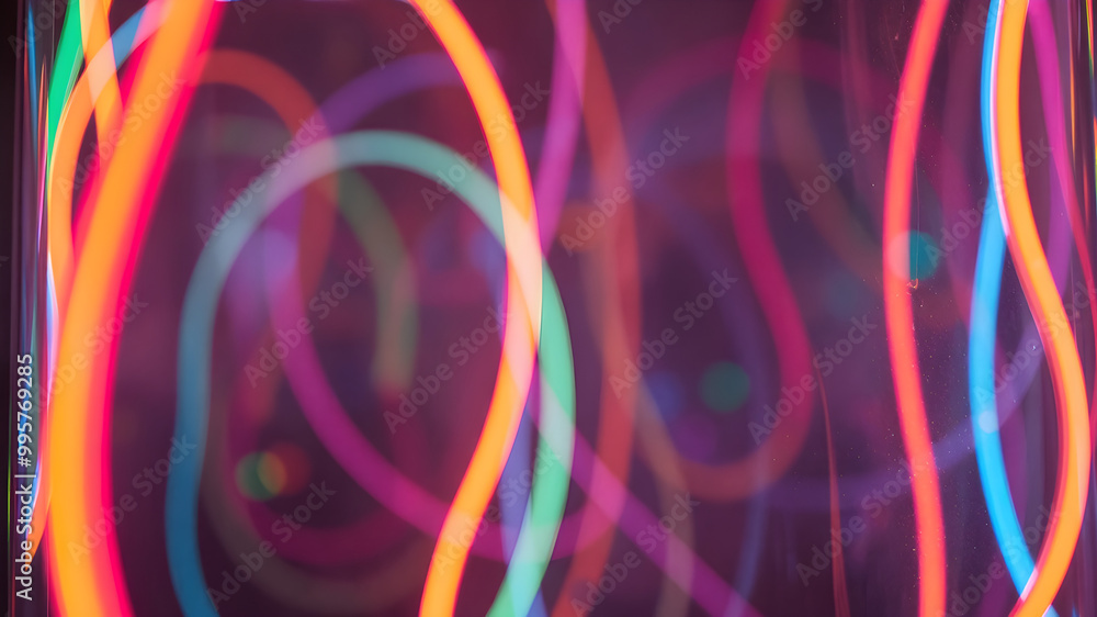 Vibrant Abstract Light Trails Background Design Vibrant Abstract Light Trails Background Design