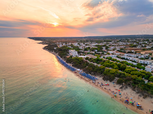 Estate nel Salento: Tramonto  a San Pietro in Bevagna - Puglia, Manduria, Taranto, Italia