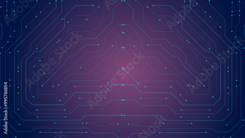 Circuit board background or abstract modern technology Artificial intelligence vector editable