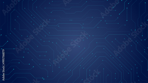 Abstract circuit board background or modern technology Artificial intelligence vector editable