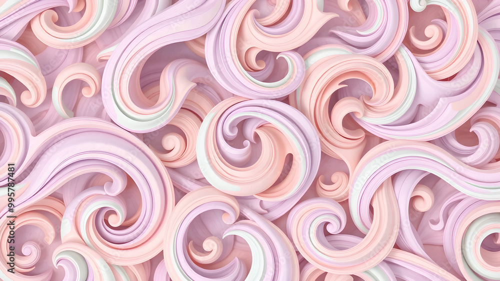 Soft Swirls in Pastel Colors Soft Swirls in Pastel Colors