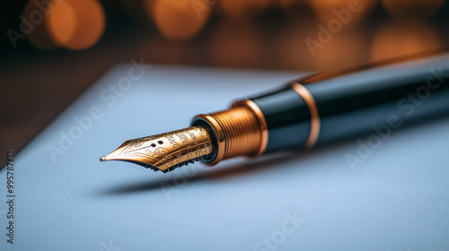 A Close-up of a Fountain Pen