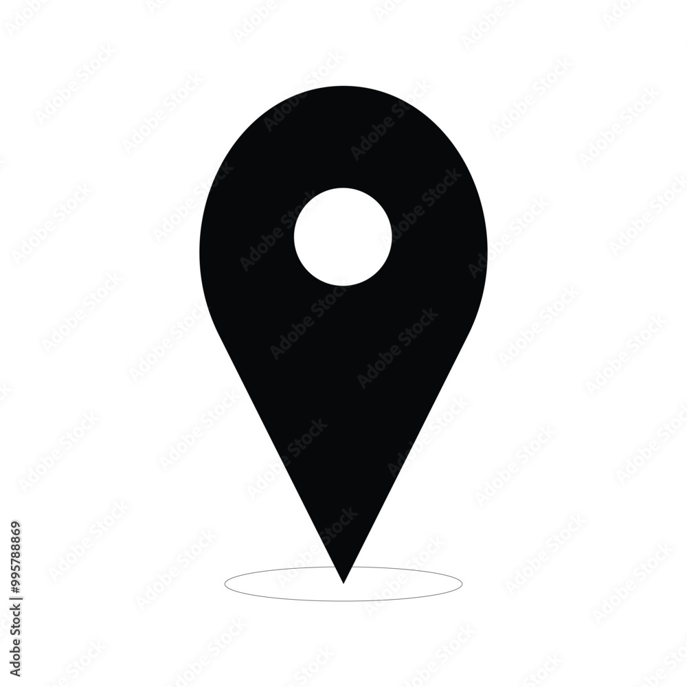 icon marking the location of a place icon marking the location of a place