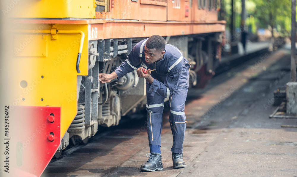 Train Maintenance Engineer at Work Train Maintenance Engineer at Work