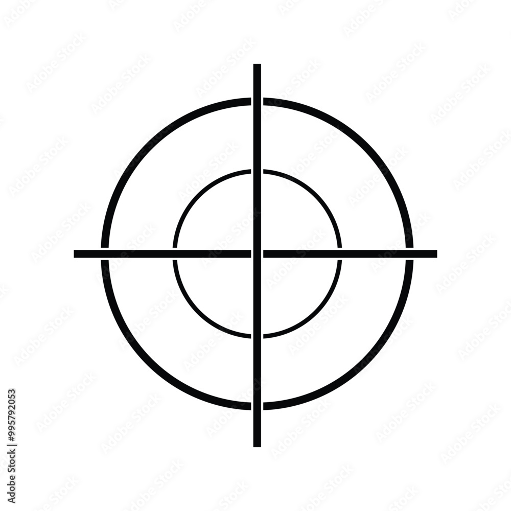simple and unique bullseye target icon simple and unique bullseye target icon