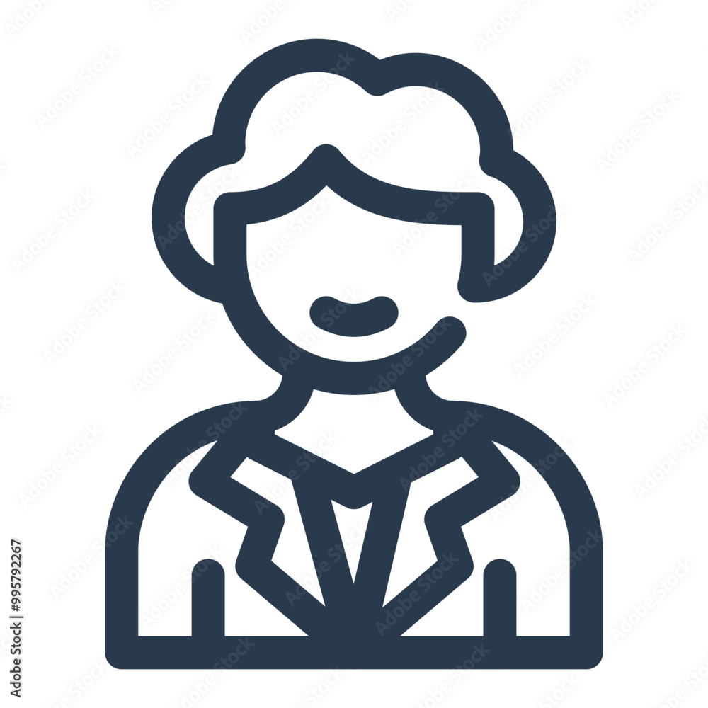 Professional School Principal Icon Professional School Principal Icon