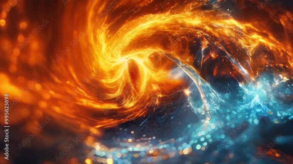 Psychedelic whirlpool of lights and colors Psychedelic whirlpool of lights and colors