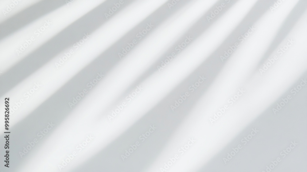Naklejka premium White background with subtle shadows for a clean, professional look, ideal for e-commerce.