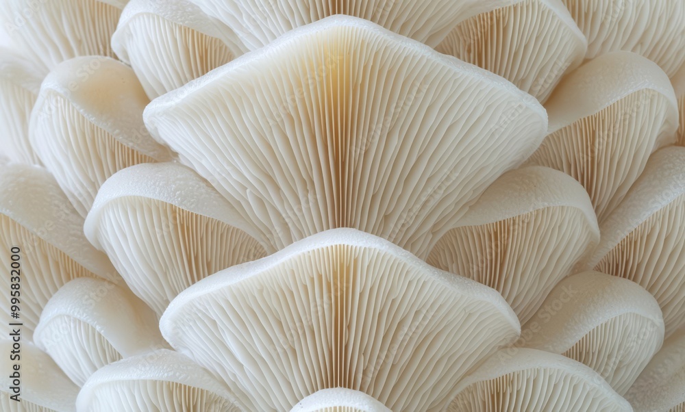 abstract background macro image of Sajor-caju mushroom. , isolated on white background, , copy space for text, abstract background macro image of Sajor-caju mushroom. , isolated on white background, , copy space for text,