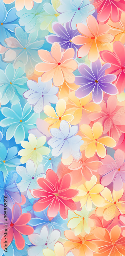 Abstract floral background Abstract floral background
