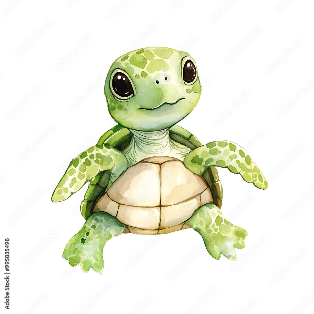 Fototapeta premium turtle isolated on white
