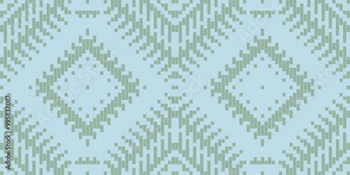 Native Korean Traditional Pattern Backgroundfolk Embroidery, Aztec Geometric Ornament Print. Design for Carpet, Wallpaper, Clothing, Wrapping, Fabric