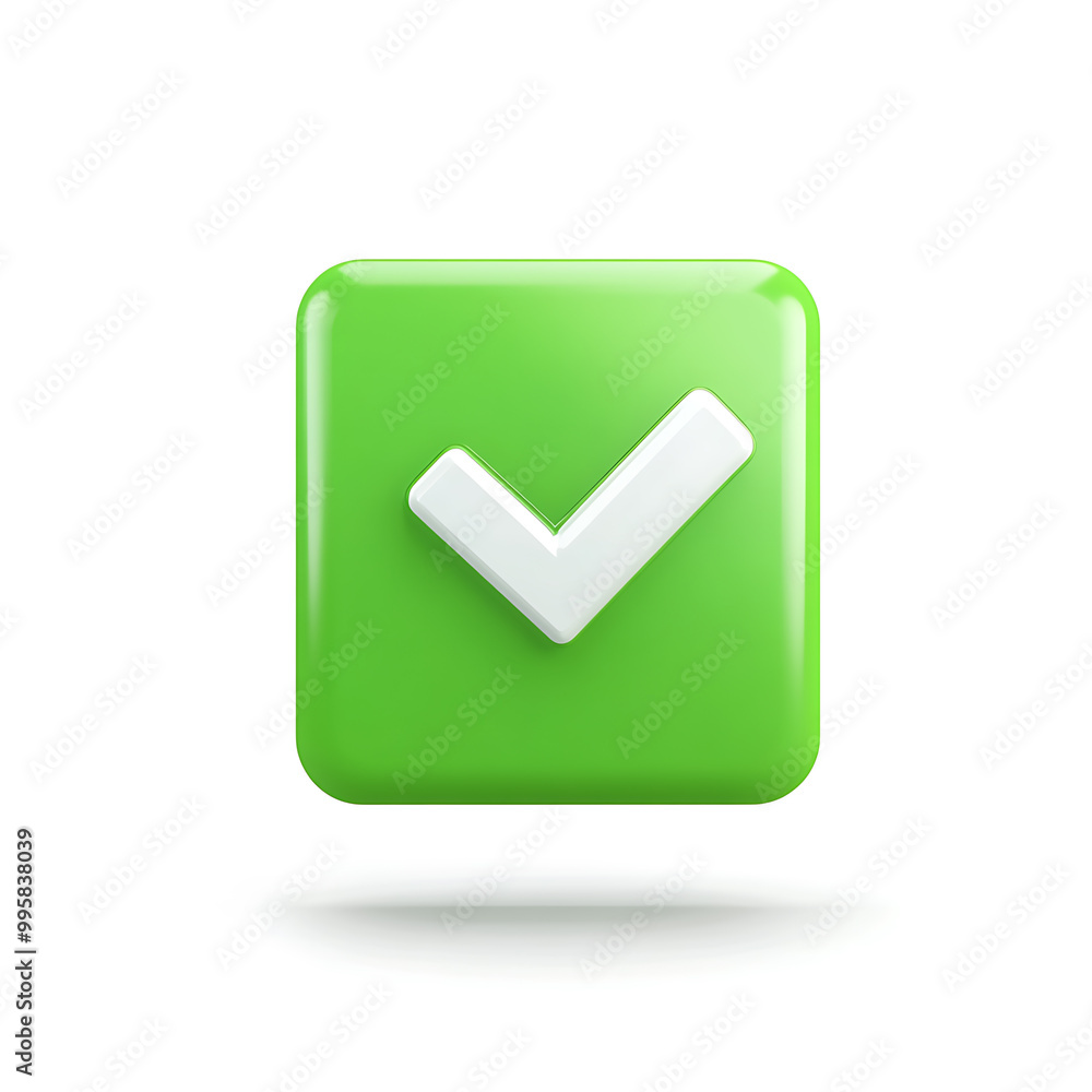 A green approval icon, typically represented with a checkmark or tick, symbolizing confirmation, success, or a positive action. A green approval icon, typically represented with a checkmark or tick, symbolizing confirmation, success, or a positive action.