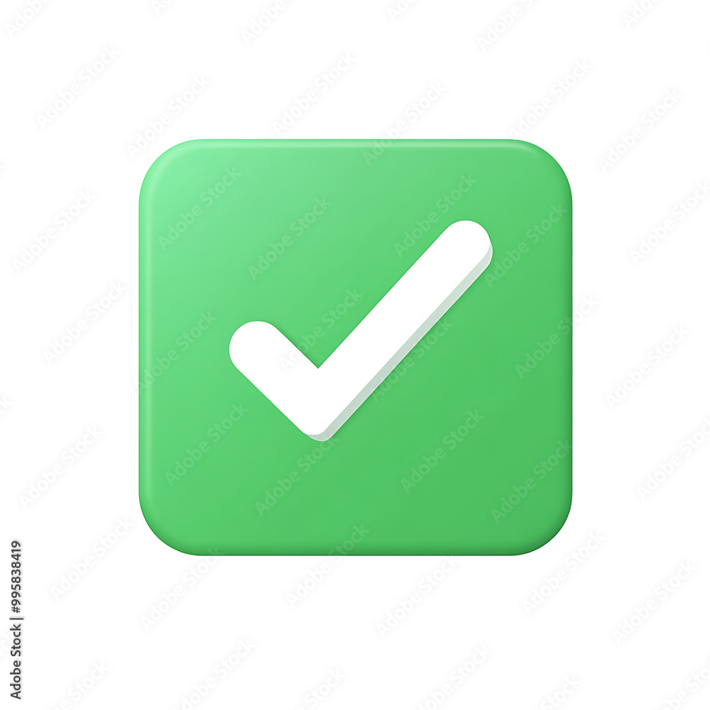 A green approval icon, typically represented with a checkmark or tick, symbolizing confirmation, success, or a positive action. A green approval icon, typically represented with a checkmark or tick, symbolizing confirmation, success, or a positive action.