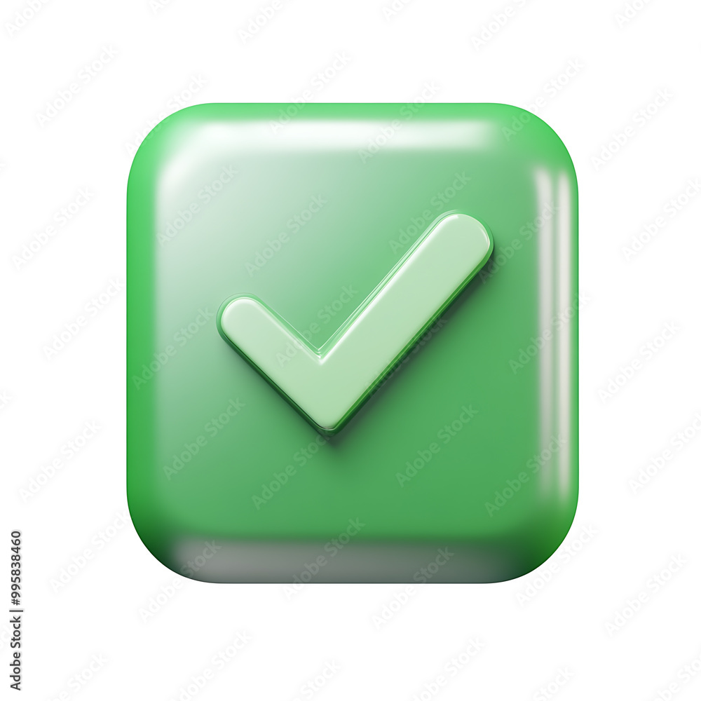 A green approval icon, typically represented with a checkmark or tick, symbolizing confirmation, success, or a positive action. A green approval icon, typically represented with a checkmark or tick, symbolizing confirmation, success, or a positive action.