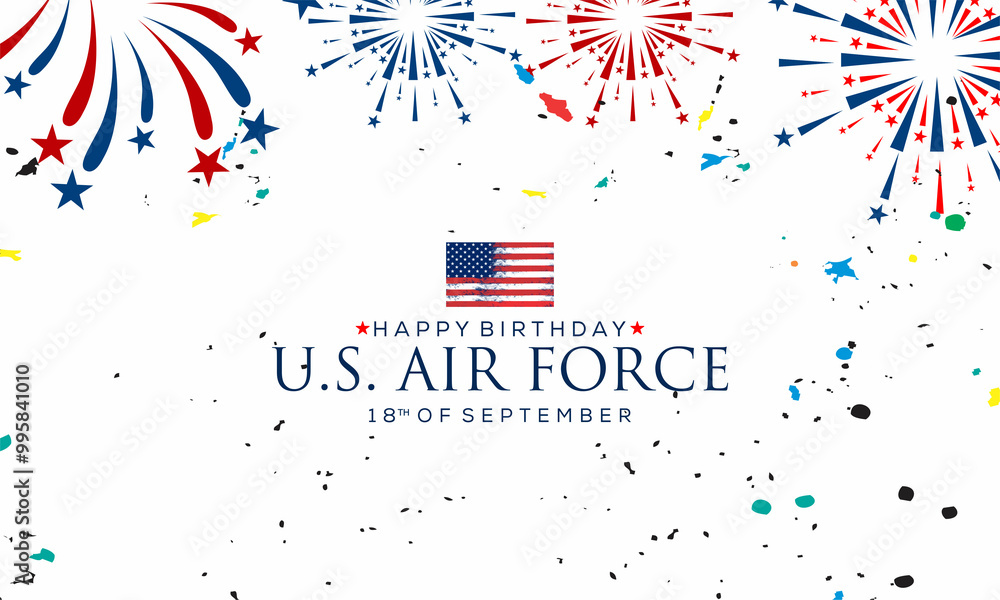 U.S. Air Force Birthday Celebration , Vector Design Illustration U.S. Air Force Birthday Celebration , Vector Design Illustration