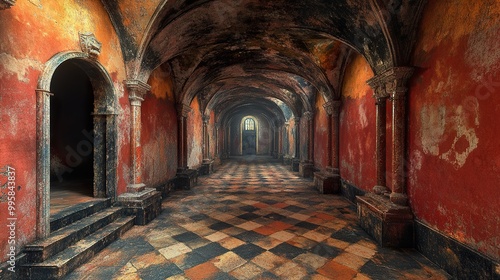 A Glimpse into a Forgotten Hallway: Exploring the Depths of Time