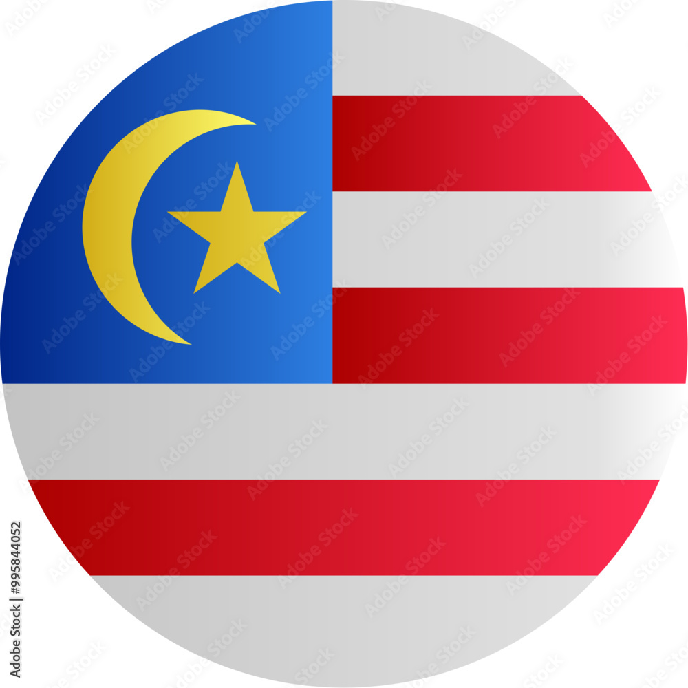 Naklejka premium MalaysiaFlag Icon
